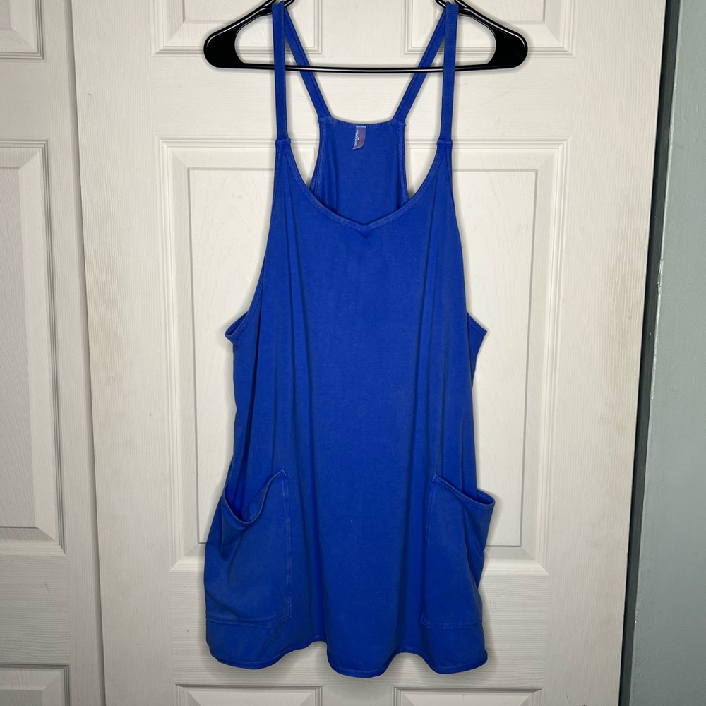 FP Movement by Free People Blue Sleeveless Jumpsuit
